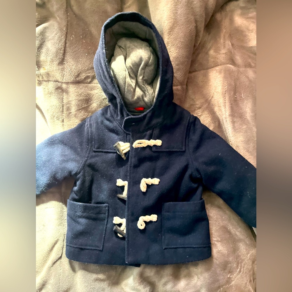 Gap size 18–24 months blue hoodie jacket